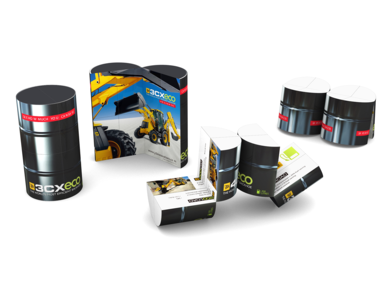 Magic Can personnalisée JCB, canette publicitaire interactive en 3D