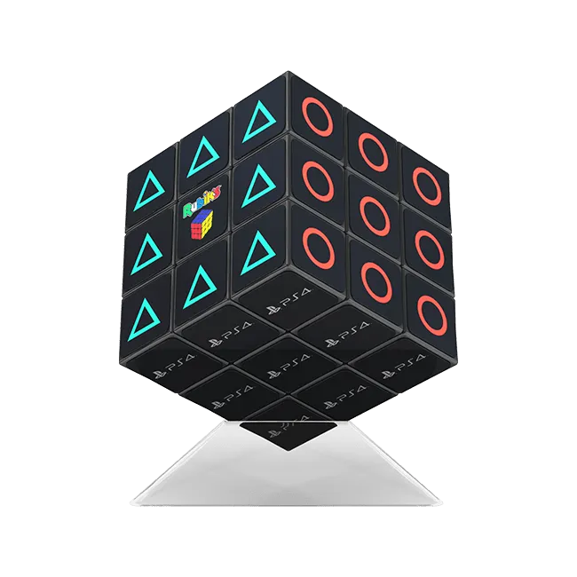 Rubik's Cube personnalisé aux couleurs d'une marque, objet publicitaire et cadeau d'affaires